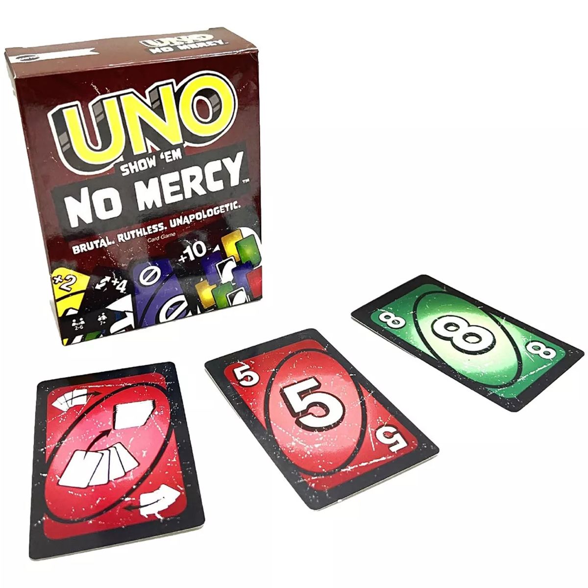 MATTEL - UNO No Mercy Edición Especial con Reglas Exclusivas