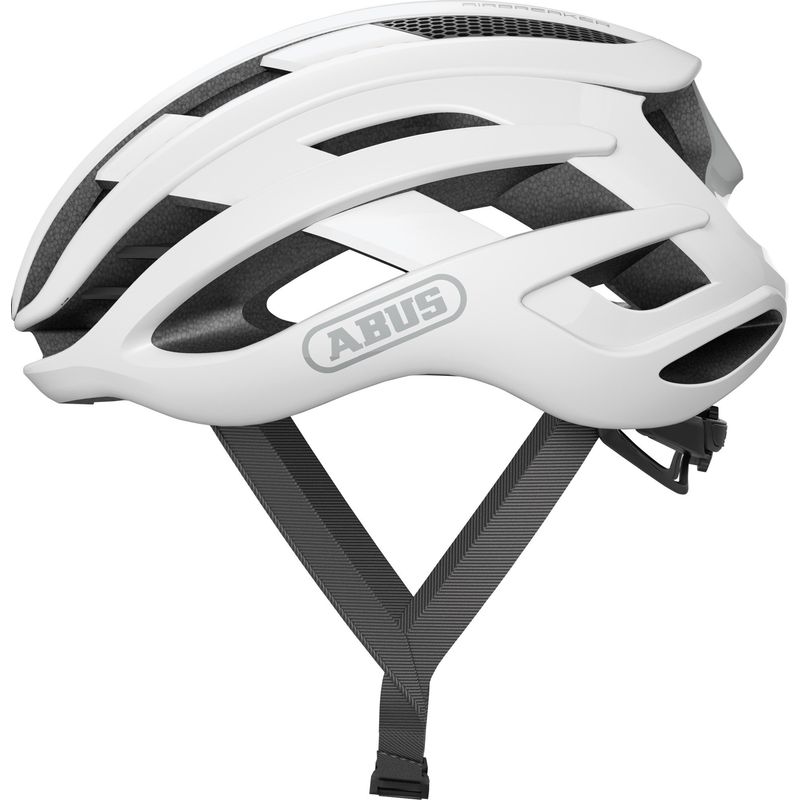 ABUS - Casco Bicicleta Airbreaker Blanco Polar Mate Talla S 51-55cm