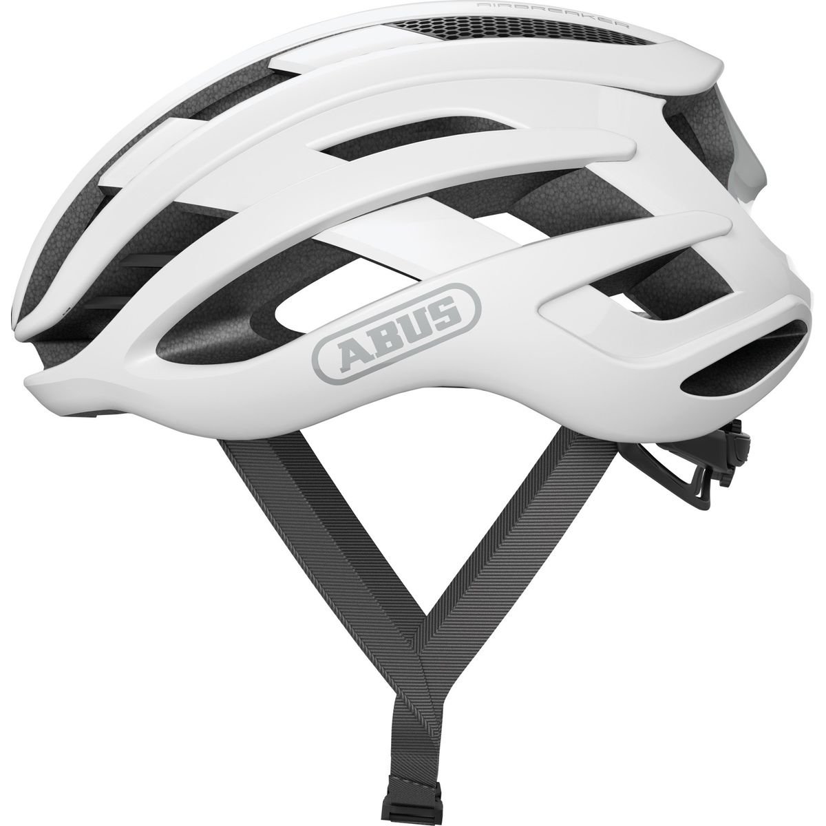 ABUS - Casco Bicicleta Airbreaker Blanco Polar Mate Talla L 59-61cm