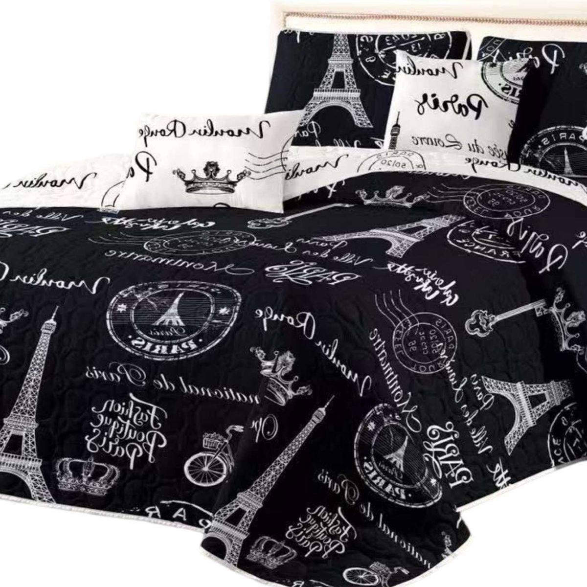 GENERICO - CUBRECAMA CON DISEÑO 2 PLAZAS