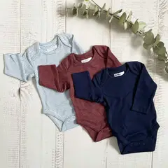 WAWABABY - Pack 3 bodys niño Algodón Pima Wawa