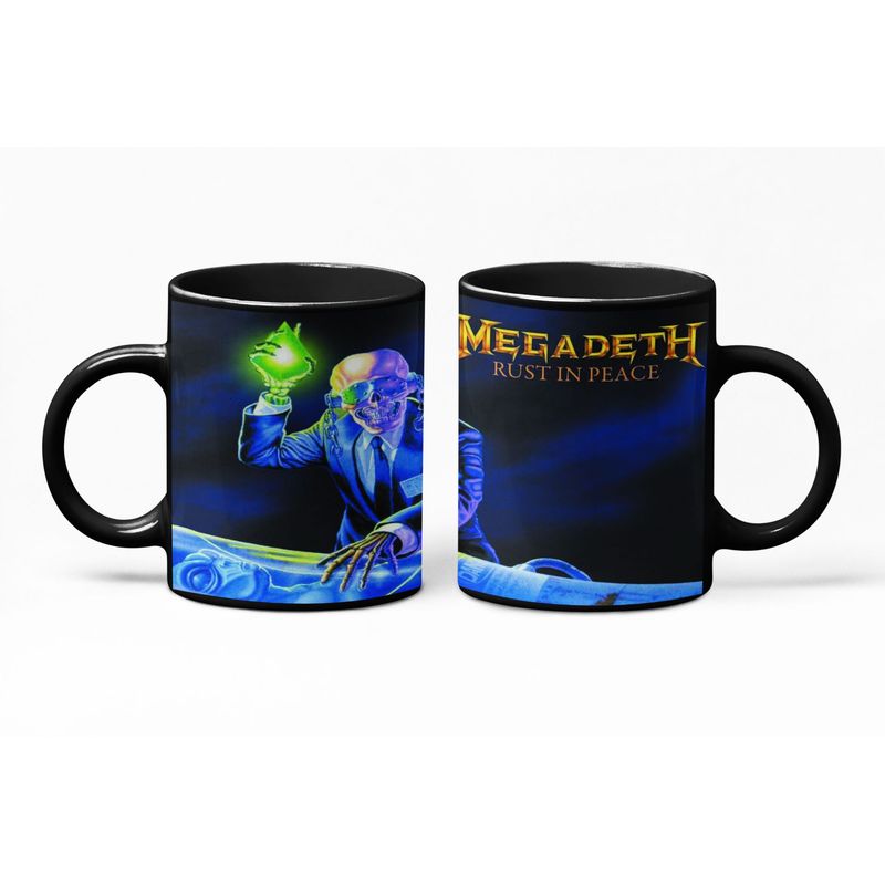 S/M - Taza Mágica De Megadeth- Bandas De Rock