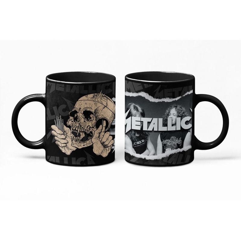 S/M - Taza Mágica De Metallica - Bandas De Rock 02
