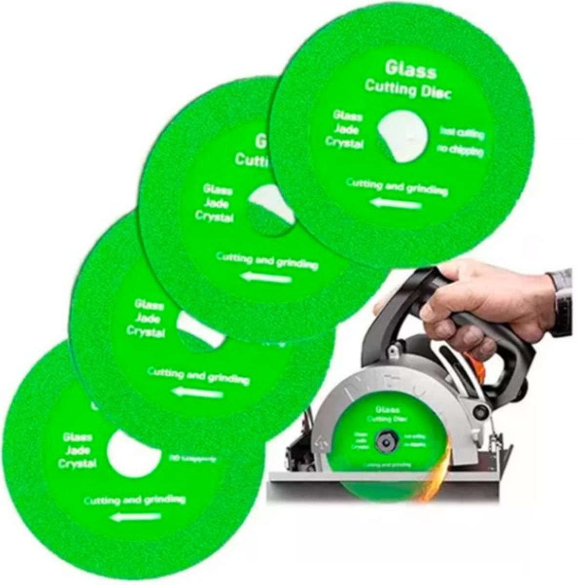 GENERICO - Disco De Corte De Vidrio Para Amoladora Pack De 25