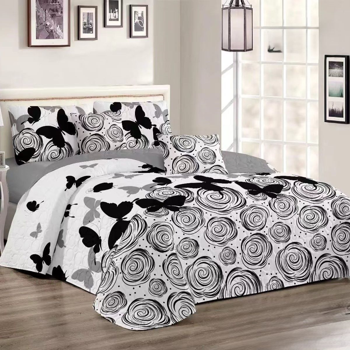 GENERICO - COBERTORES DE VERANO QUILTS REVERSIBLES KING