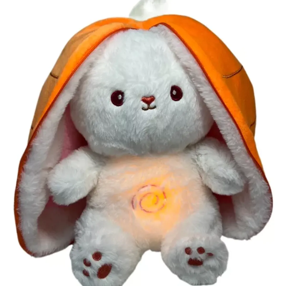 GENERICO - Peluche Conejo Zanahoria Respira Calma Ansiedad Para Dormir