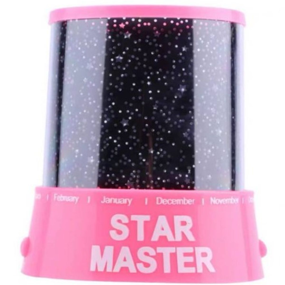 GENERICO - Proyector Lámpara Led Luz Cielo Estrella Espanta Cuco Niños Rosado