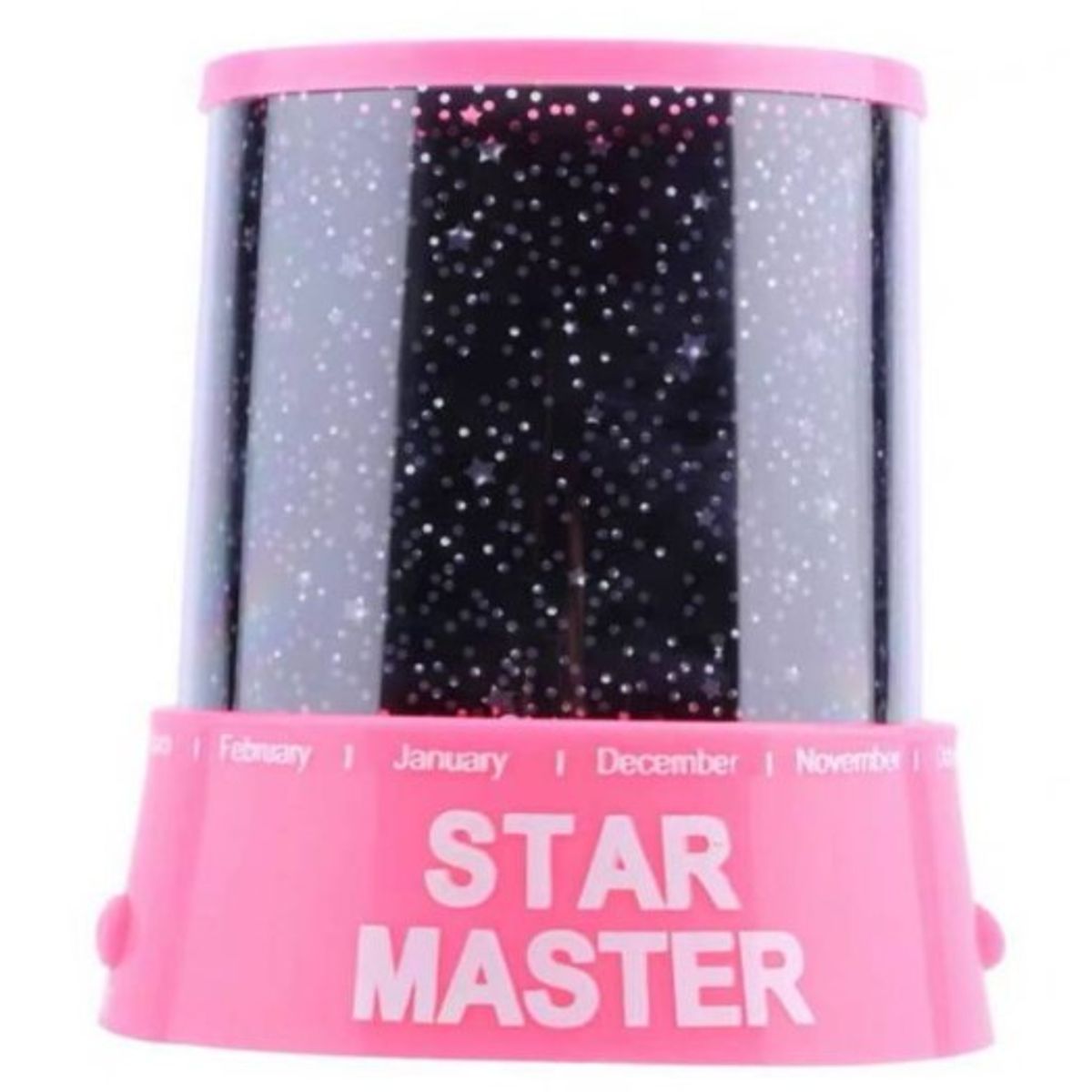 GENERICO - Proyector Lámpara Led Luz Cielo Estrella Espanta Cuco Niños Rosado