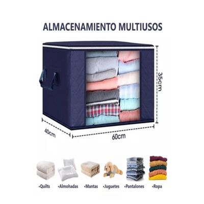 Imagen 2 del producto Organizador Bolsas Almacenamiento Ropa Pack 3 Hogar