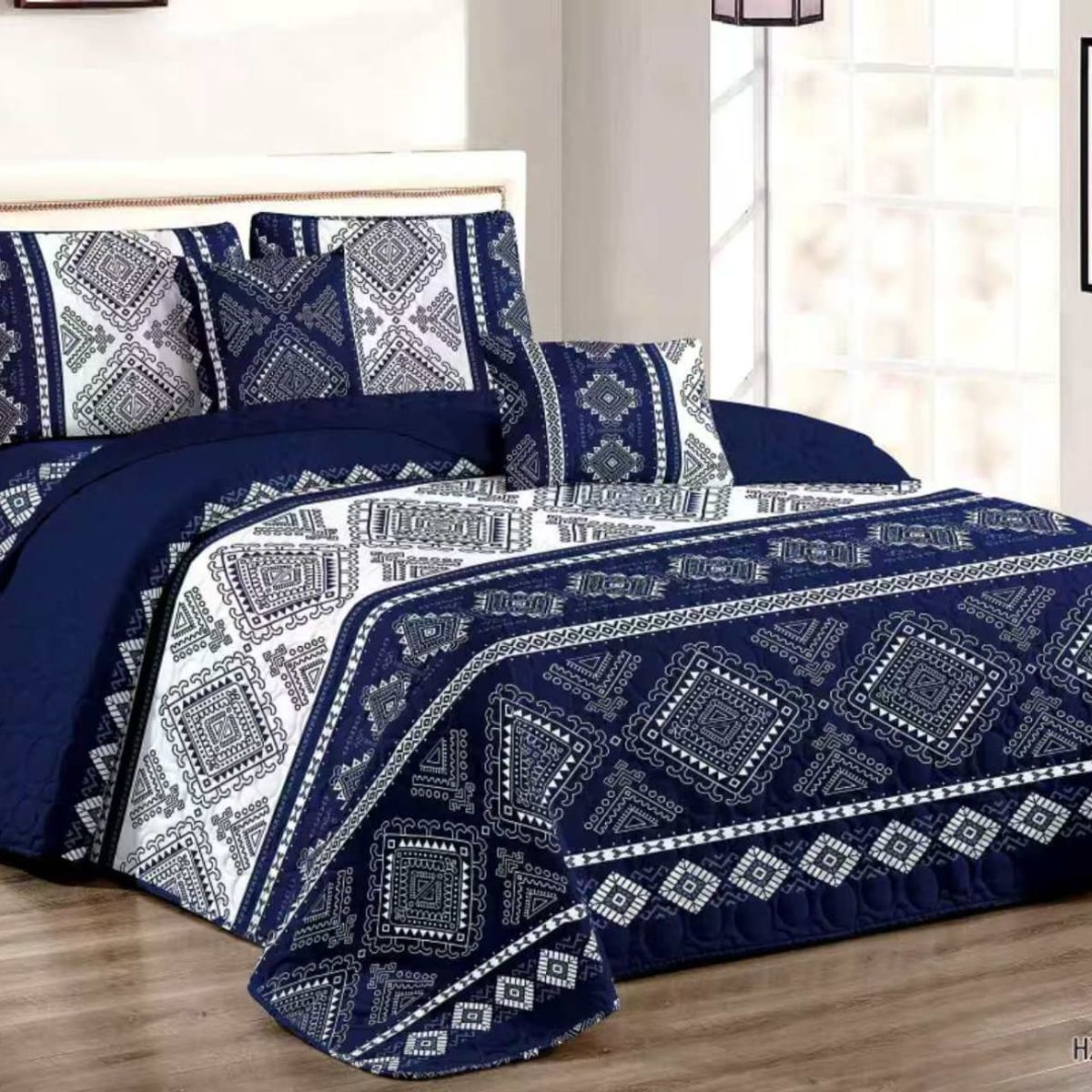 GENERICO - COBERTORES DE VERANO QUILTS REVERSIBLES KING