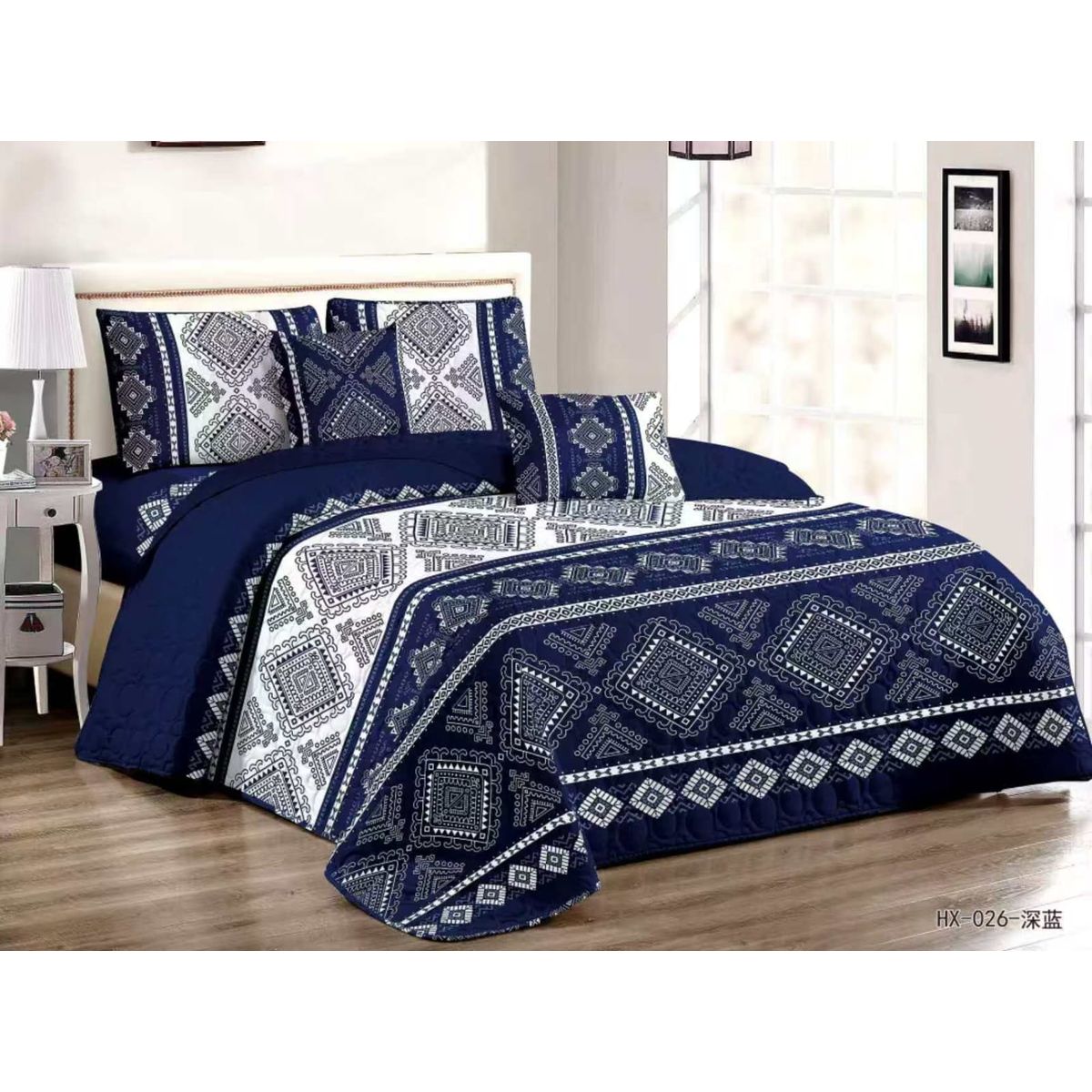 GENERICO - COBERTORES DE VERANO QUILTS REVERSIBLES KING