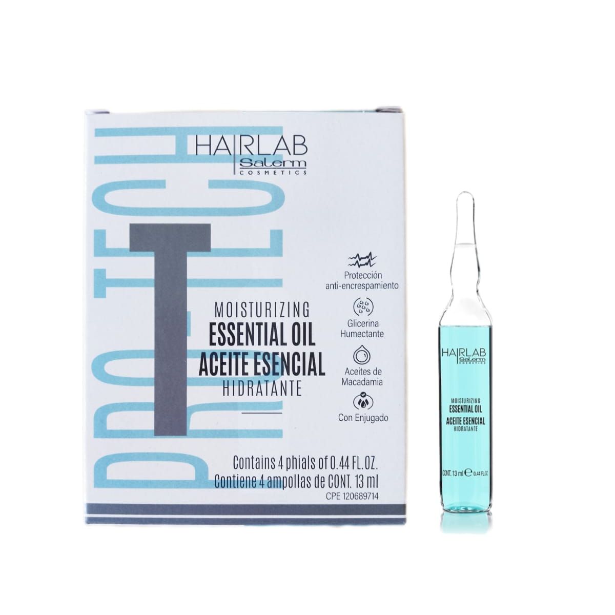 SALERM - Salerm Ampollas Capilares Aceite Esencial 4 Ampollas 13ml.-