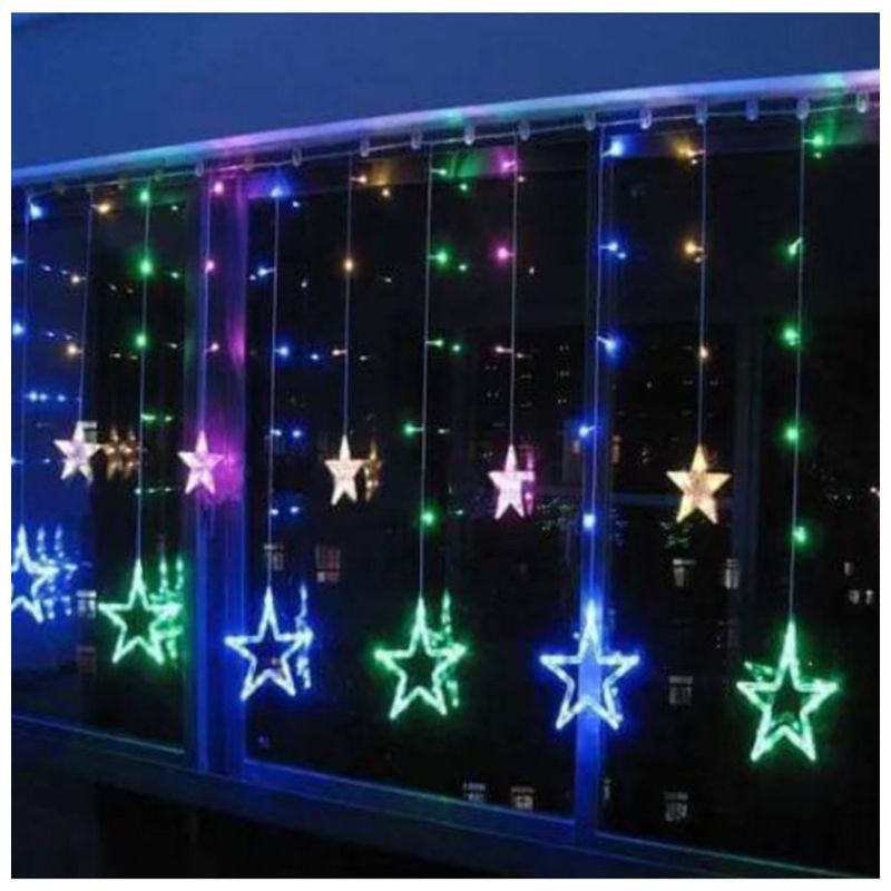 GENERICO - Guirnalda LED Multicolor de Estrellas