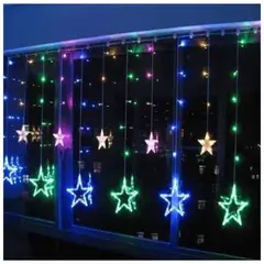 GENERICO - Guirnalda LED Multicolor de Estrellas