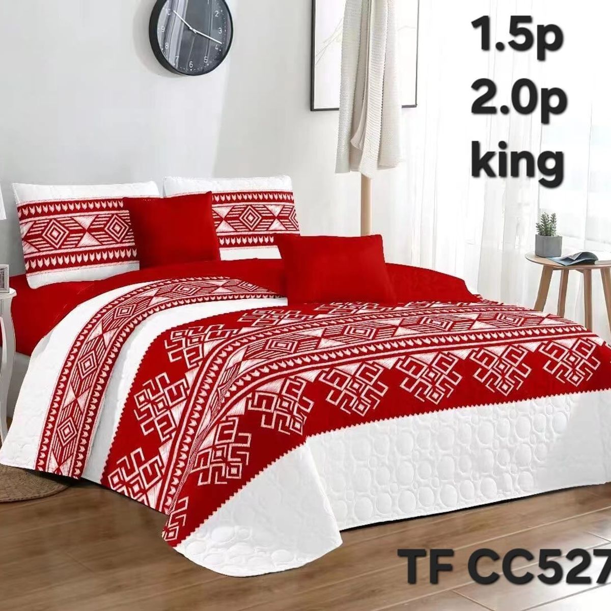 GENERICO - COBERTORES DE VERANO QUILTS REVERSIBLES KING