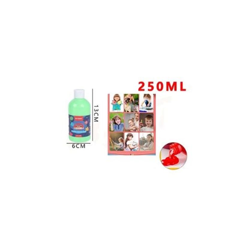 GENERICO - Pintura Para Acuarela Verde Flúor 13 6Cm 250Ml