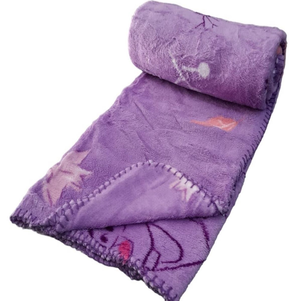 GENERICO - Pack Manta Infantil + Cojín Niña Diseño Animado 19o3