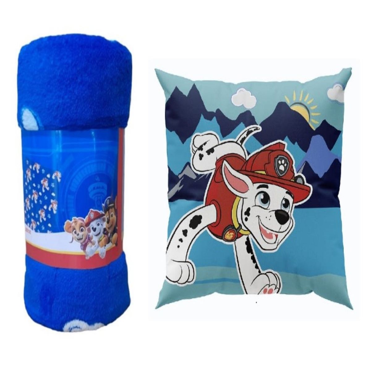 GENERICO - Pack Manta Infantil + Cojín Niño Diseño Animado 19o4