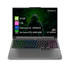 LENOVO - Notebook Gamer Legion 5 Intel i9 14va 32GB 1TBSSD RTX4060 8GB 16"