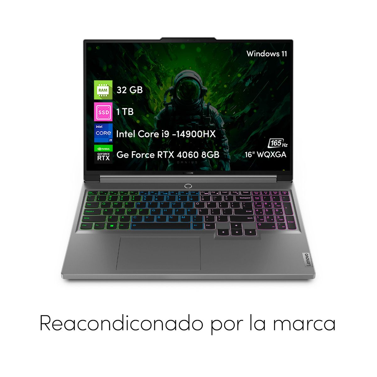 LENOVO - Notebook Gamer Lenovo Legion 5 Intel i9 14va 32GB 1TBSSD RTX4060 8GB 16"