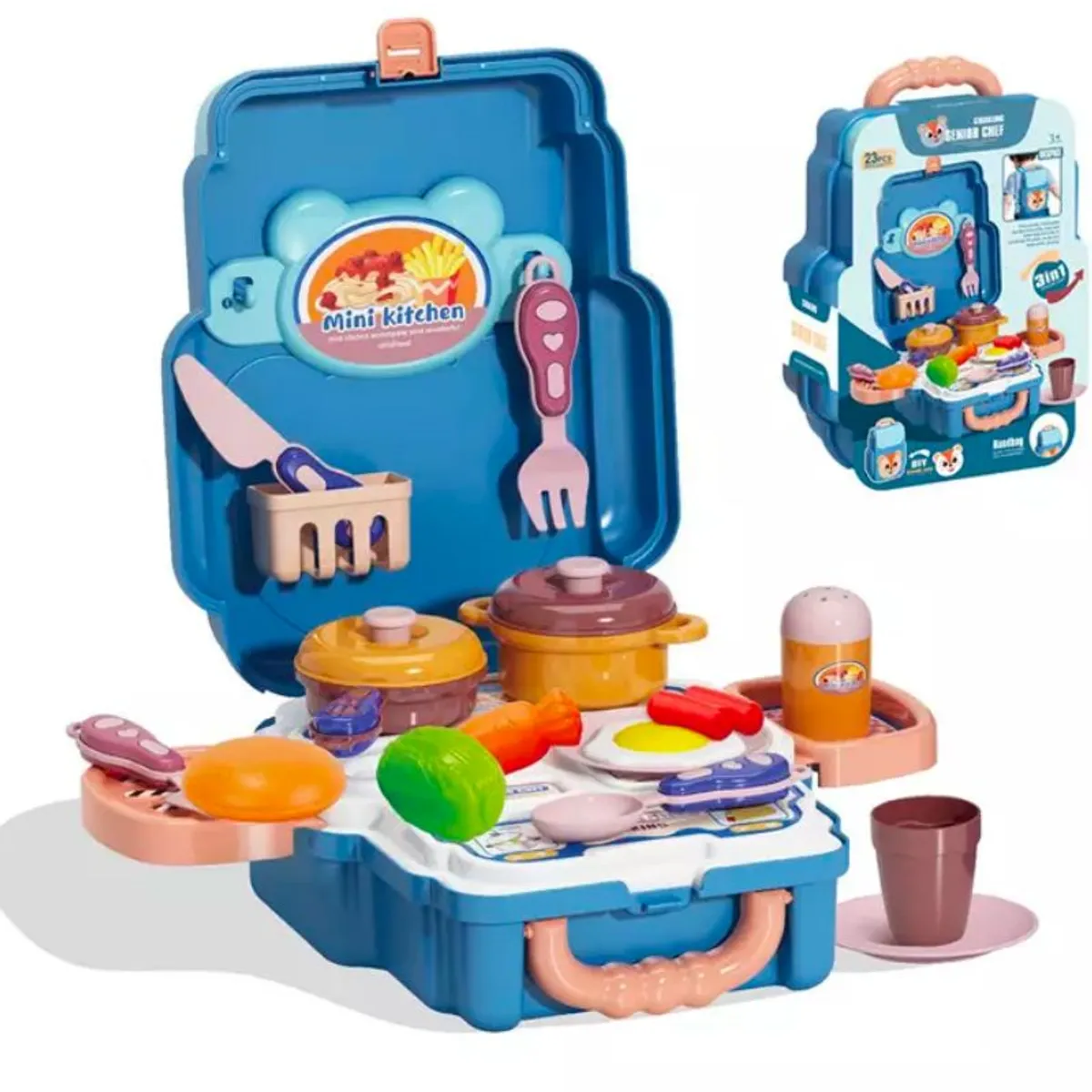 MUNDINFANS - Maleta Cocina Senior Chef 3 en 1