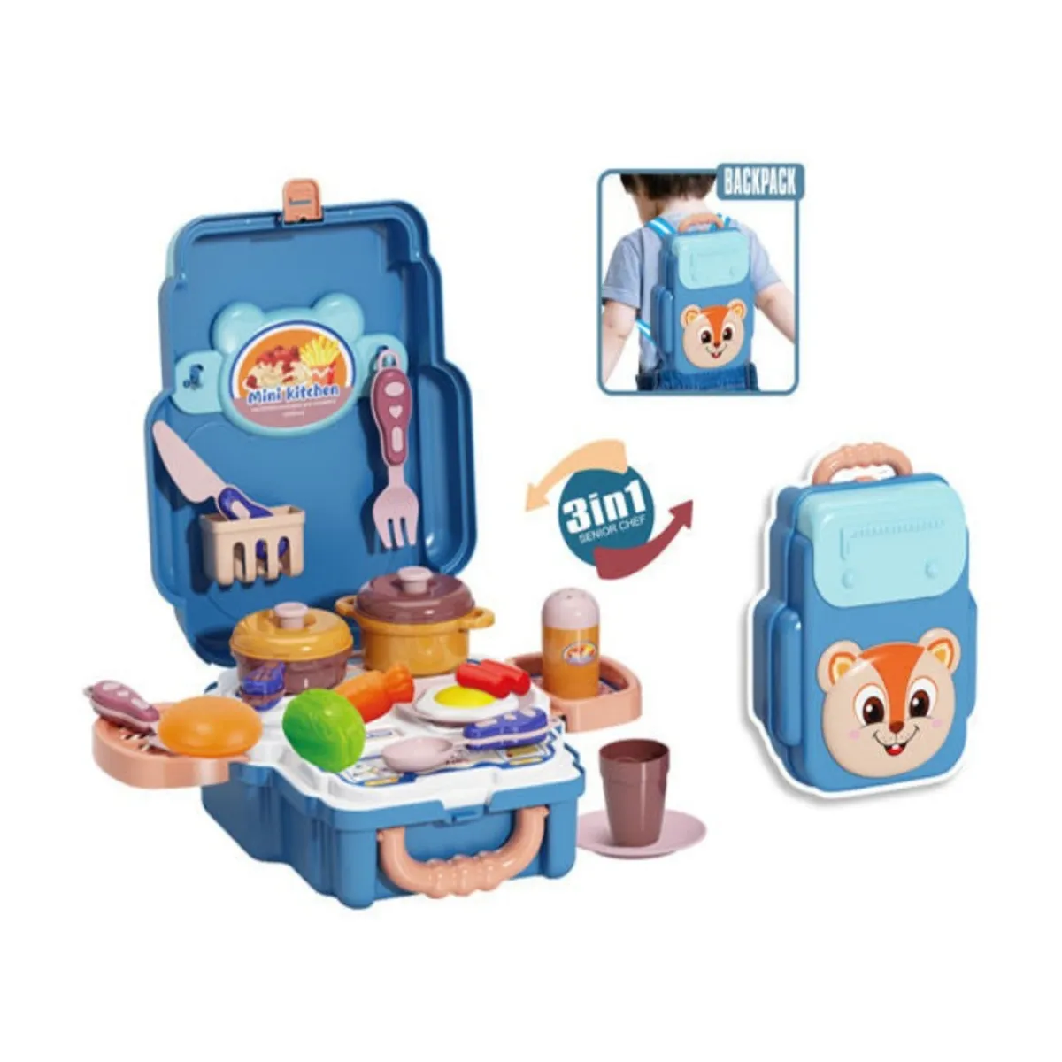 MUNDINFANS - Maleta Cocina Senior Chef 3 en 1