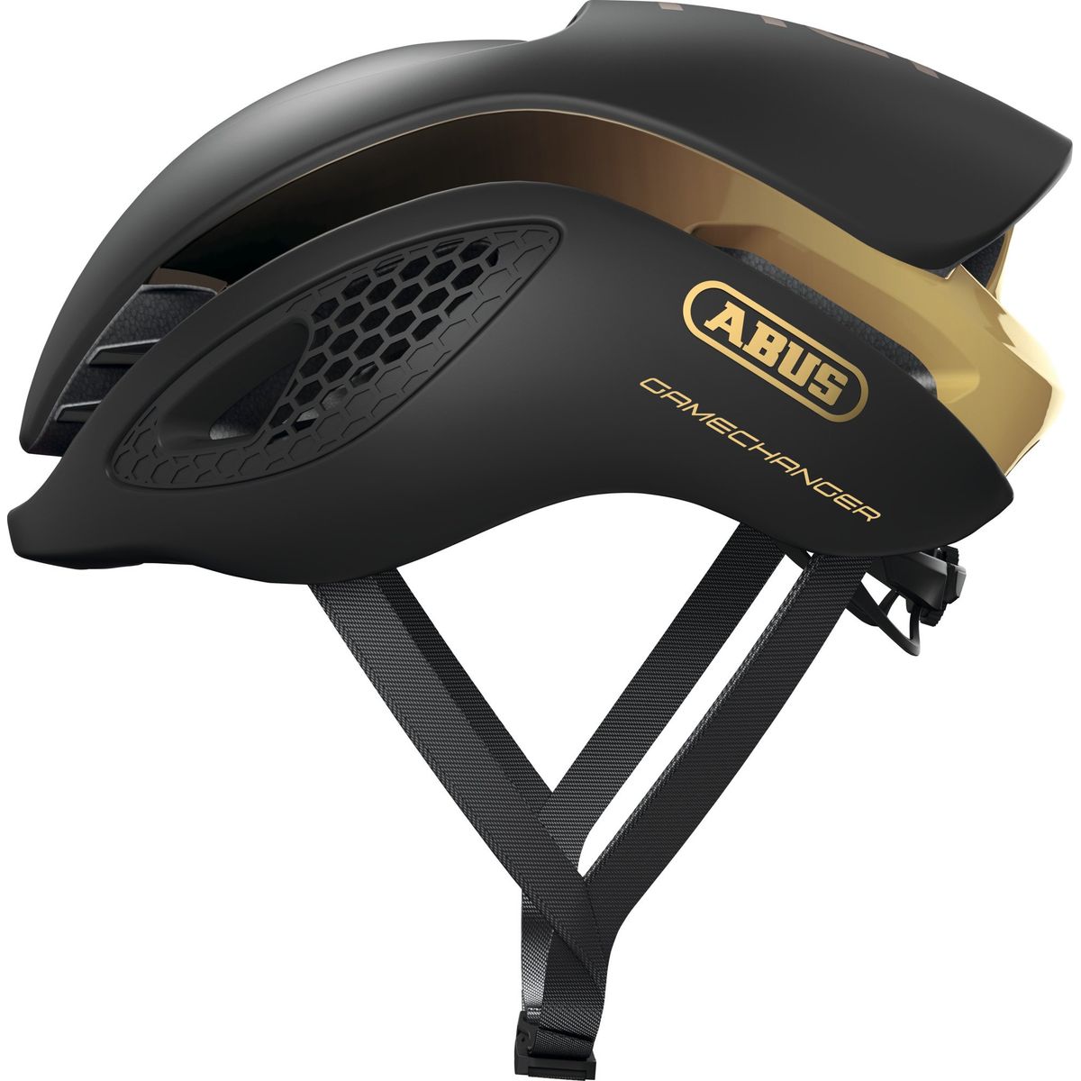 ABUS - Casco Bicicleta Gamechanger Negro Dorado Talla L 59 - 62cm