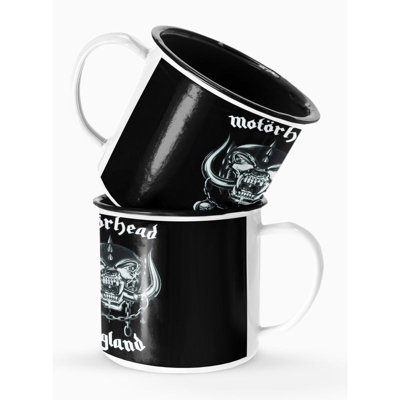S/M - Taza Lechero Enlozado Motorhead