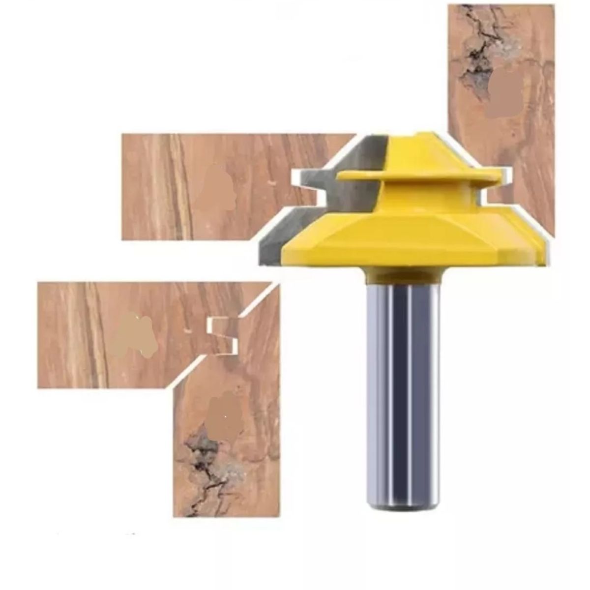 GENERICO - Fresa Madera 45° Vástago De ½  Para Marcos Ensamble