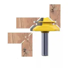 GENERICO - Fresa Madera 45° Vástago De ½ Para Marcos Ensamble