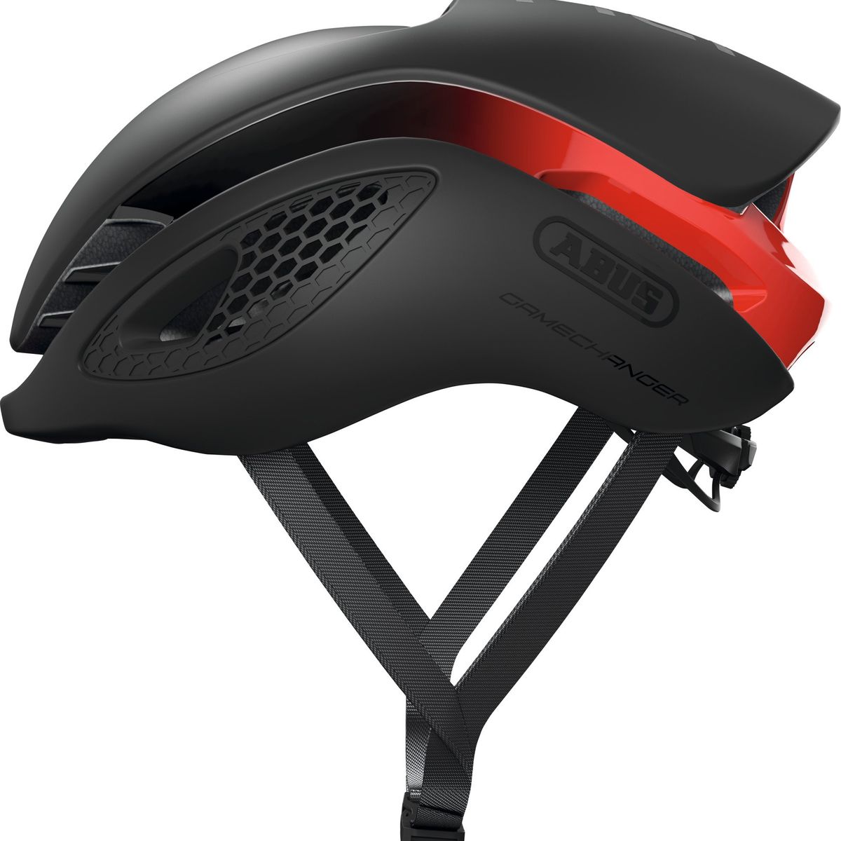 ABUS - Casco Bicicleta Gamechanger Negro Rojo Talla S 51 - 55cm