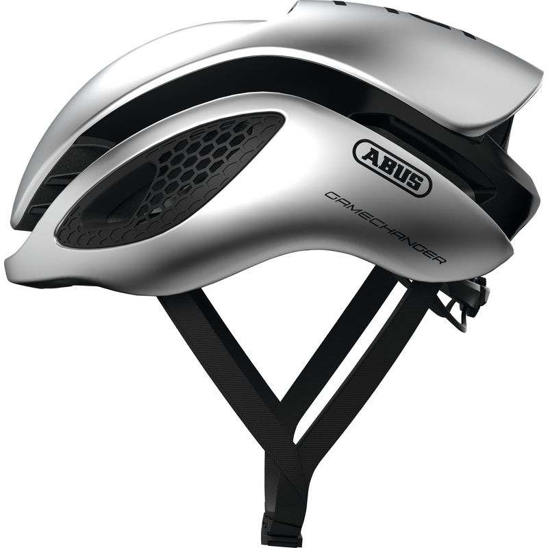 ABUS - Casco Bicicleta Gamechanger Plata Brillante Talla S 51-55cm