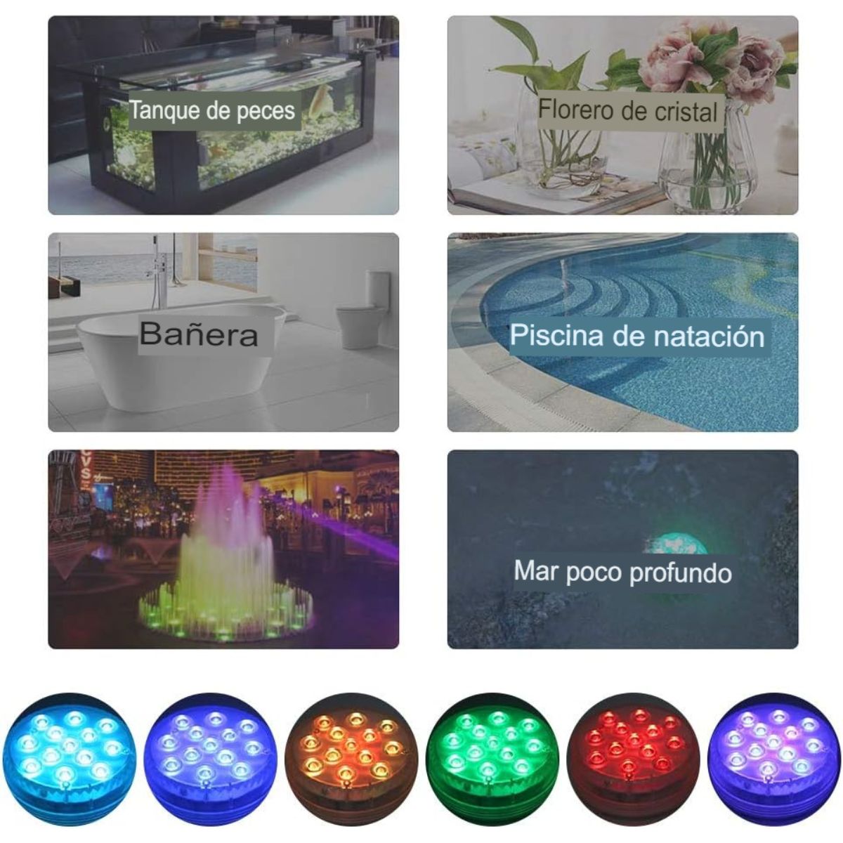 GENERICO - Luz LED Subacuática de Buceo