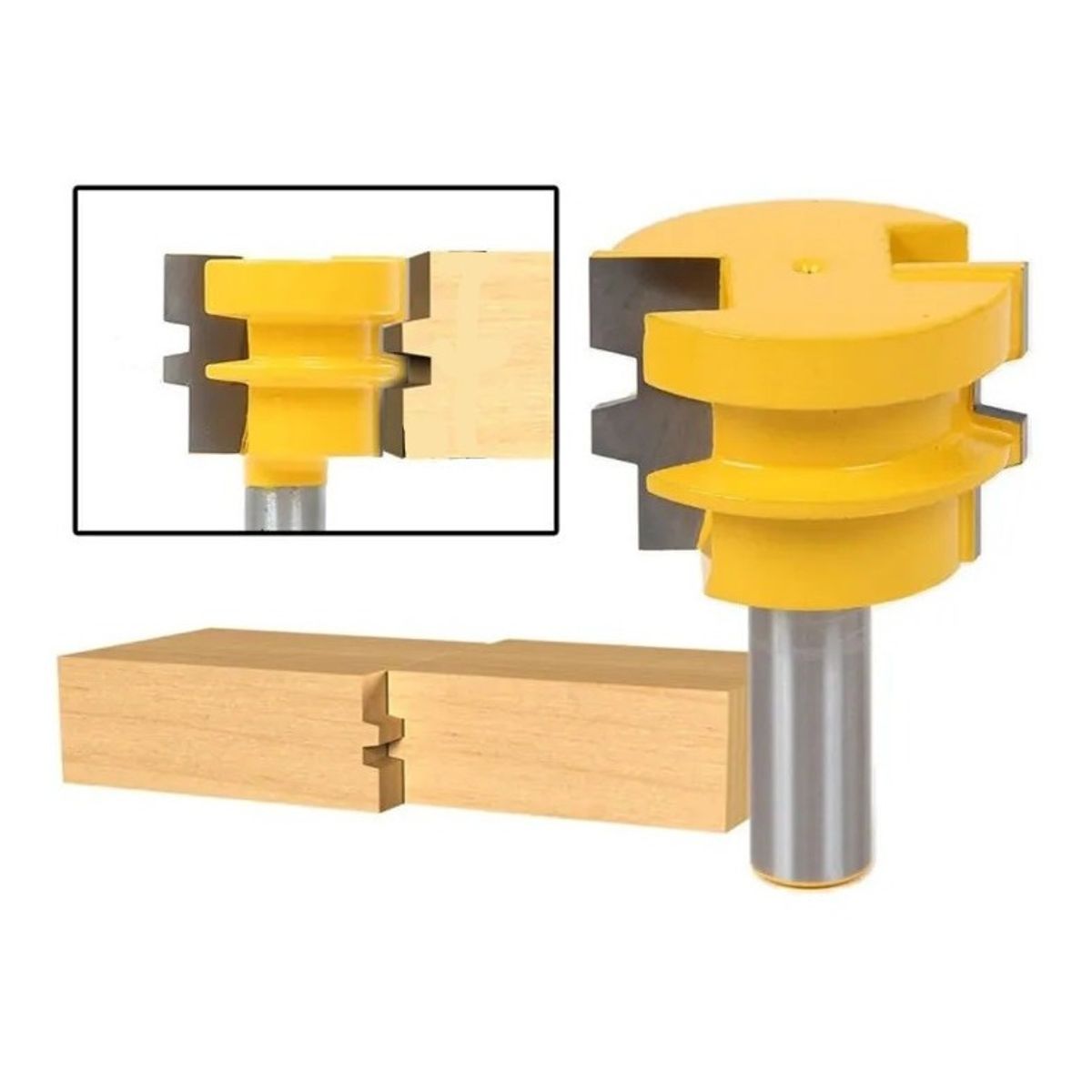 GENERICO - Fresa Madera Ensamble Machimbrado Vástago ½  X 1 ¼