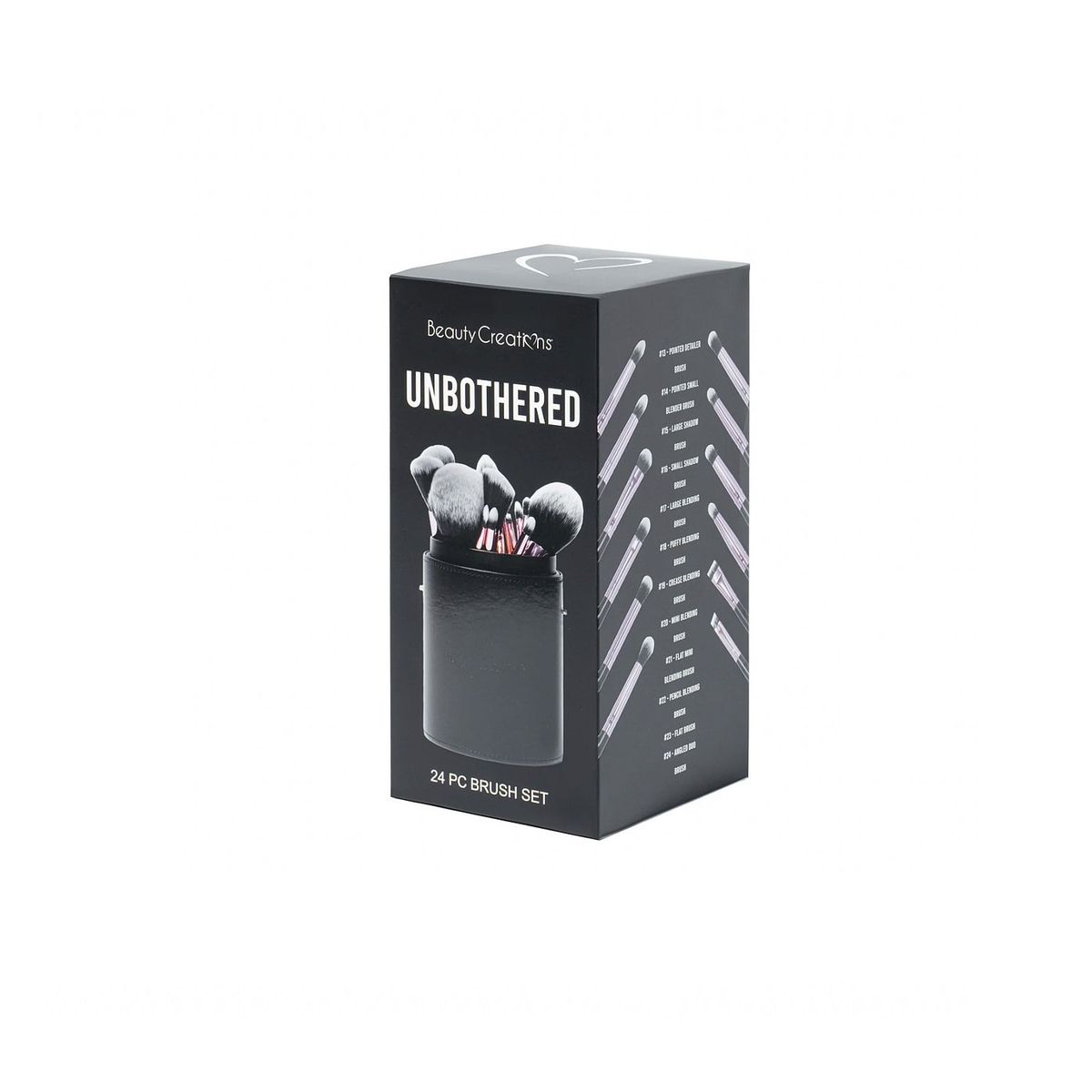 BEAUTY CREATIONS - Set de 24 Brochas Unbothered Beauty Creations