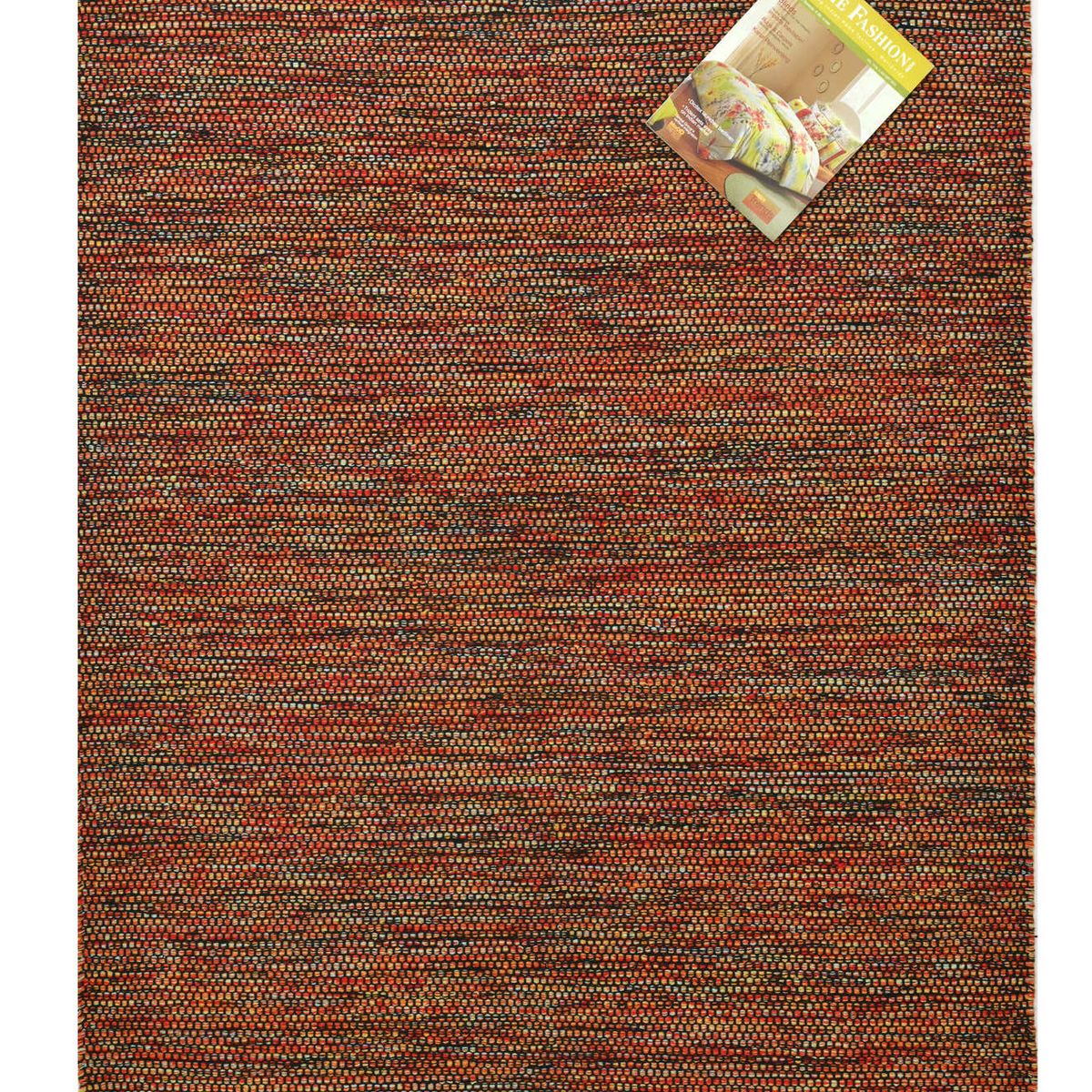 DECOGHAR - Alfombra Mushroom Con Antideslizante Rojo 1,80 X 2,80 mts