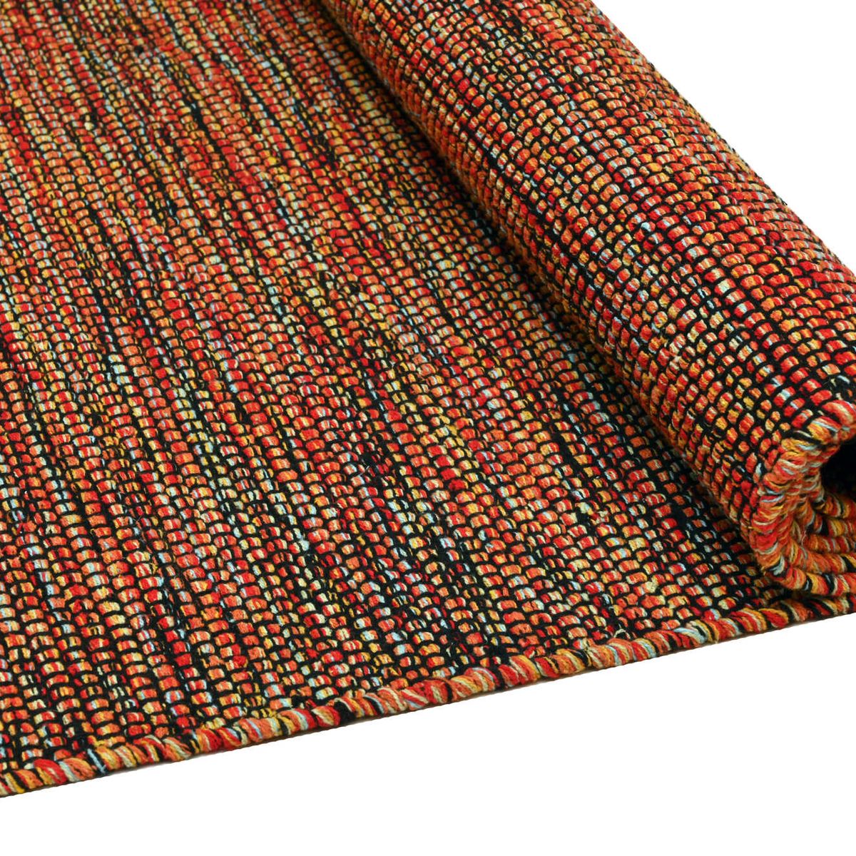 DECOGHAR - Alfombra Mushroom Con Antideslizante Rojo 1,80 X 2,80 mts