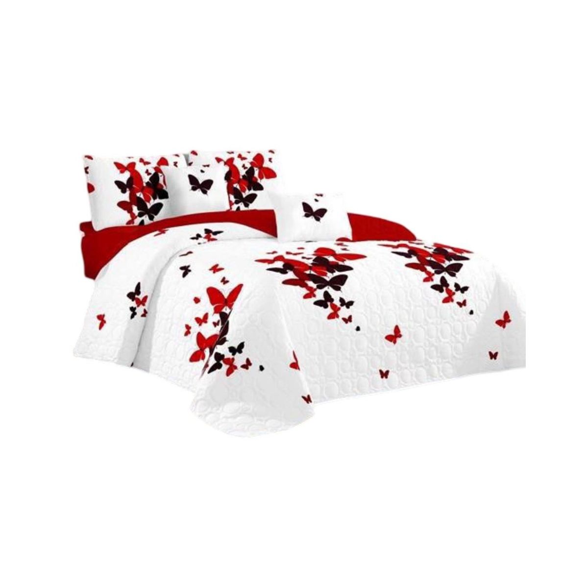 GENERICO - Cubrecama Quilt 2 Plazas+2 Fundas Verano Fresco 13n11