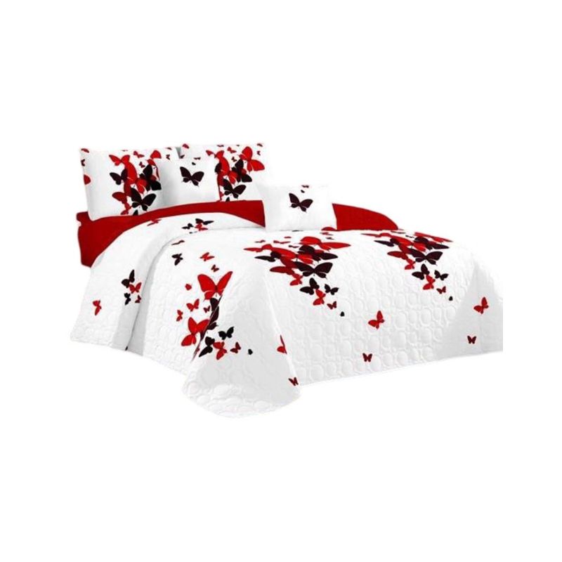 GENERICO - Cubrecama Quilt 2 Plazas+2 Fundas Verano Fresco 13n11