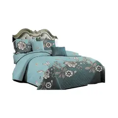 GENERICO - Cubrecama Quilt 2 Plazas+2 Fundas Verano Fresco 13n30_.