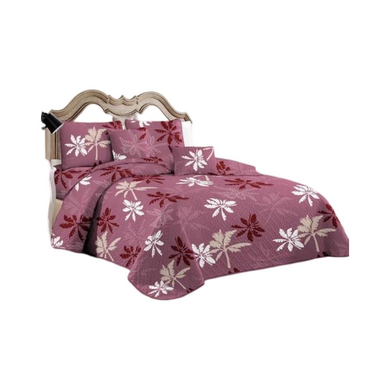 GENERICO - Cubrecama Quilt 2 Plazas+2 Fundas Verano Fresco 13n31