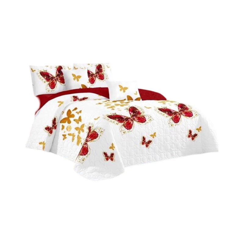 GENERICO - Cubrecama Quilt 2 Plazas+2 Fundas Verano Fresco 13n50
