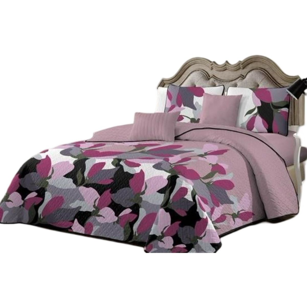 GENERICO - Cubrecama Quilt Plaza y Media Verano Fresco 11n46