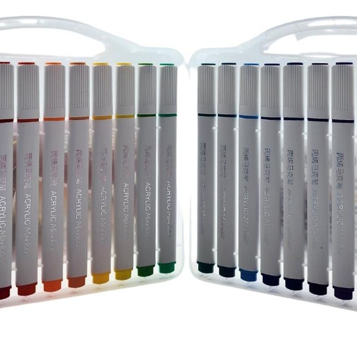 GENERICO - Set Marcadores Acrilicos 24 Lapices Calidad Arte Dibujo