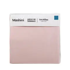 MASHINI - Juego de Sábanas Colores 144 Hilos 2 Plazas