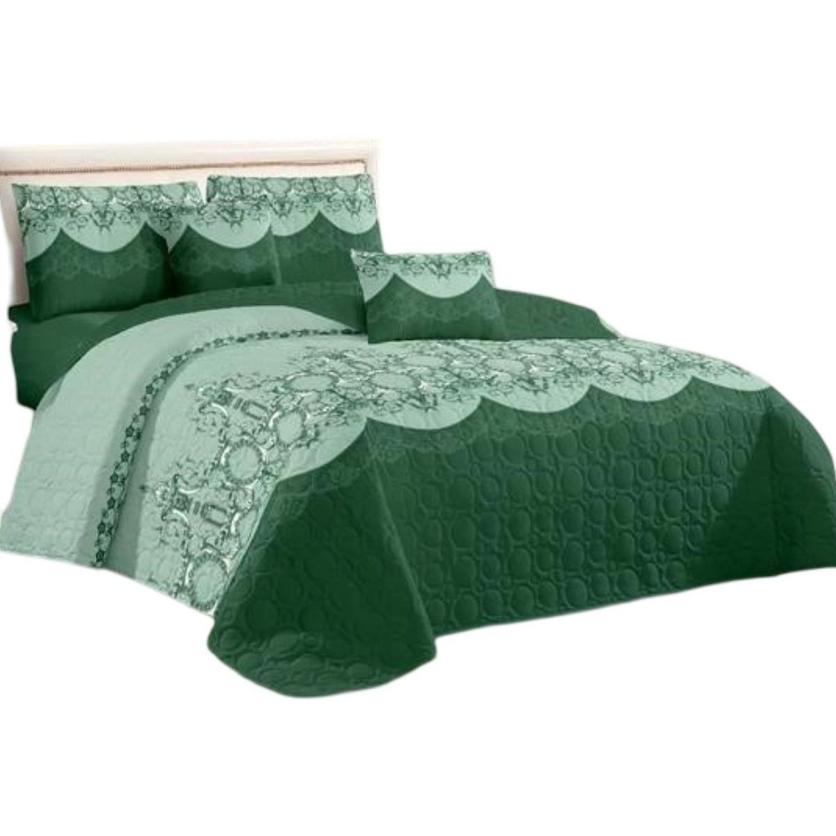 GENERICO - Cubrecama Quilt Plaza y Media Verano Fresco 11n27