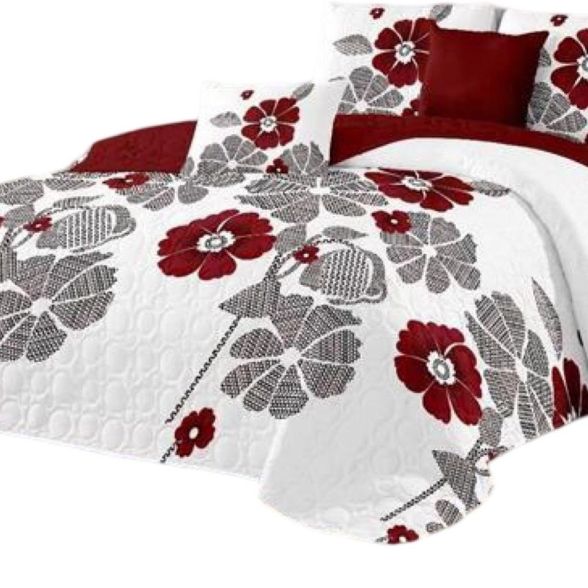 GENERICO - Cubrecama Quilt 2 Plazas+2 Fundas Verano Fresco 13n74_.
