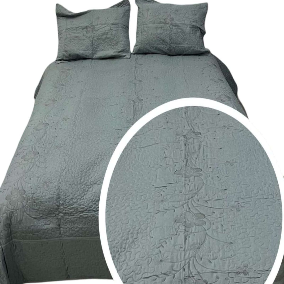 GENERICO - CUBRECAMA KING - SUPER KING BORDADO