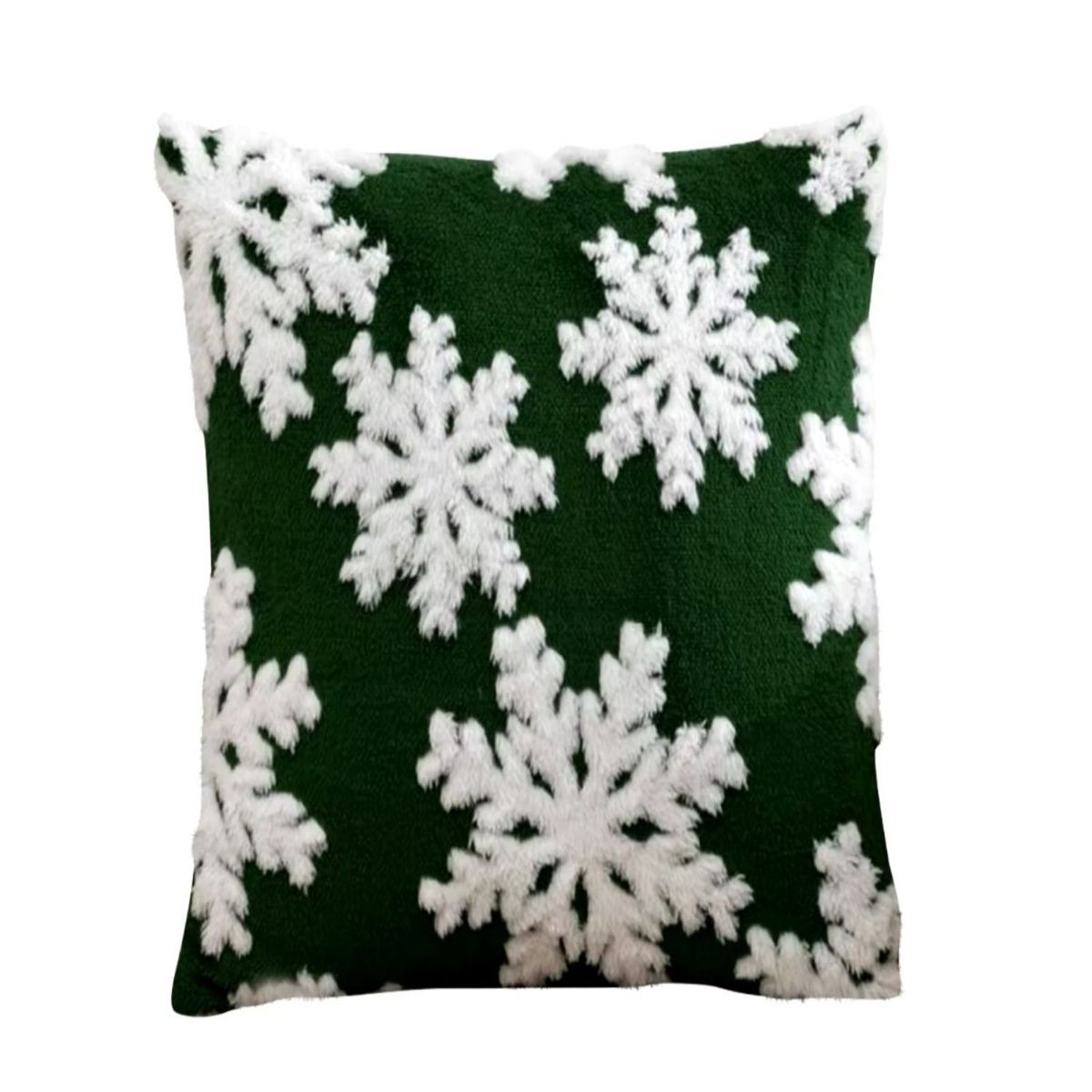 GENERICO - Pack 4 Fundas de Cojín Navidad peludos 45x45cm 15nb8