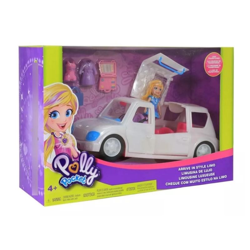 GENERICO - Juguete Polly Pocket Con Limusina De Lujo Y Accesorios